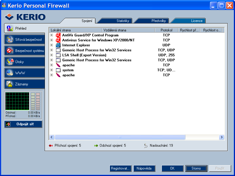 Kerio Personal Firewall