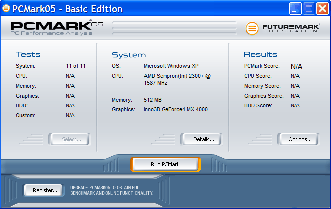 PCMark05 Basic Edition