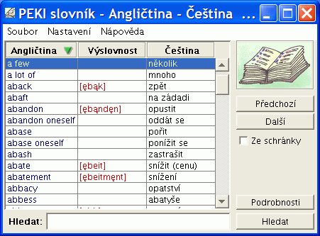 PEKI slovnk (PEKI Dictionary)