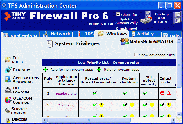 Tiny Firewall Pro